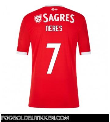 Benfica David Neres #7 Hjemmebanetrøje 2022-23 Kortærmet